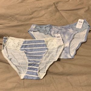 Soma BRAND NEW! 2 pairs Embraceable Lace Bikini Panties